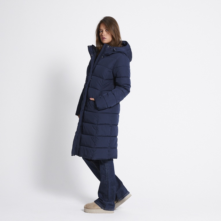 Long puffer jacket "Penny" Dark Blue